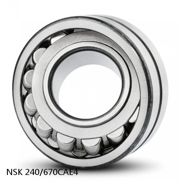 240/670CAE4 NSK Spherical Roller Bearing