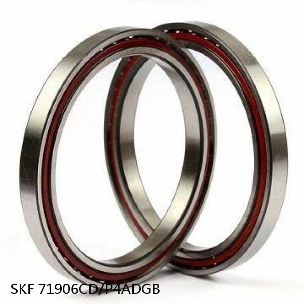 71906CD/P4ADGB SKF Super Precision,Super Precision Bearings,Super Precision Angular Contact,71900 Series,15 Degree Contact Angle