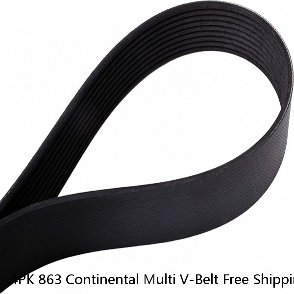 4PK 863 Continental Multi V-Belt Free Shipping Free Returns 4PK 863