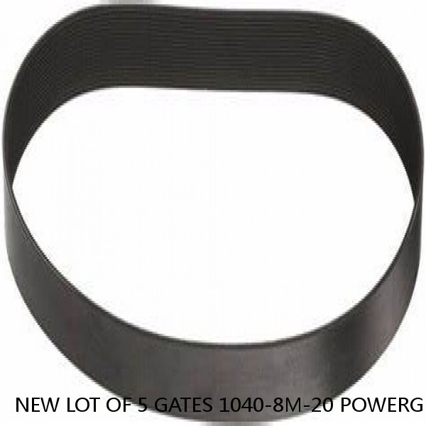 NEW LOT OF 5 GATES 1040-8M-20 POWERGRIP GT BELT 10408M20 #1 image